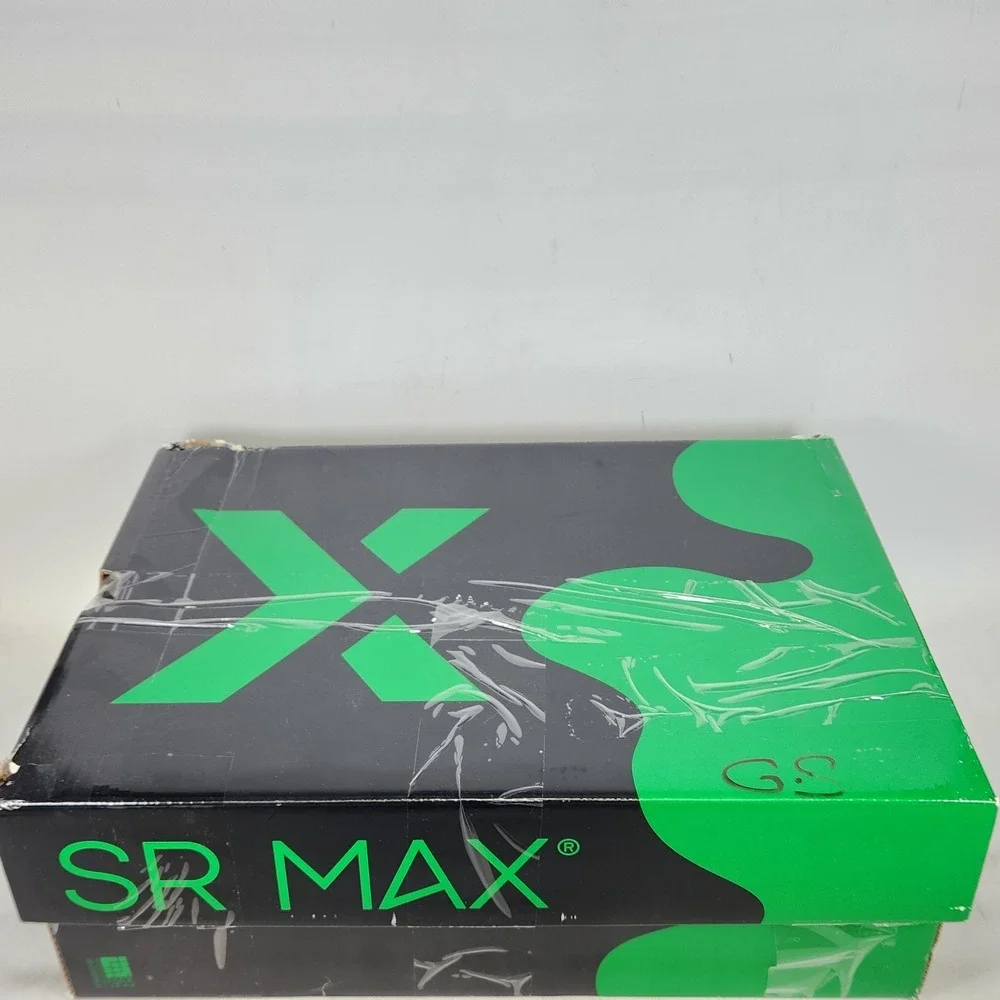 SR Max Burke Work Oxford Men Size 12 WIDE Black Composite Safety Toe Slip Resist